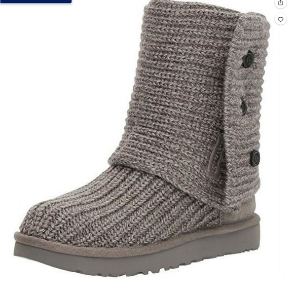 UGG Classic Women’s Cardy Boot in Gray, Size 9 - Picture 1 of 9